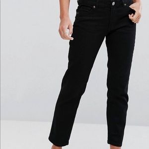 Monki Cropped Straight Leg Jean